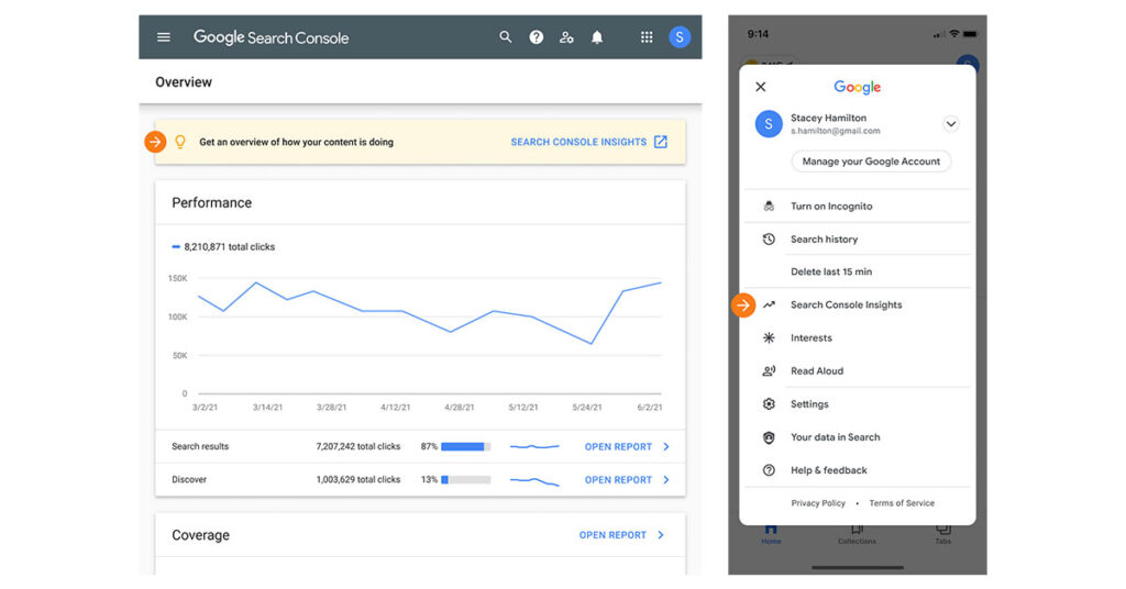 search console insights