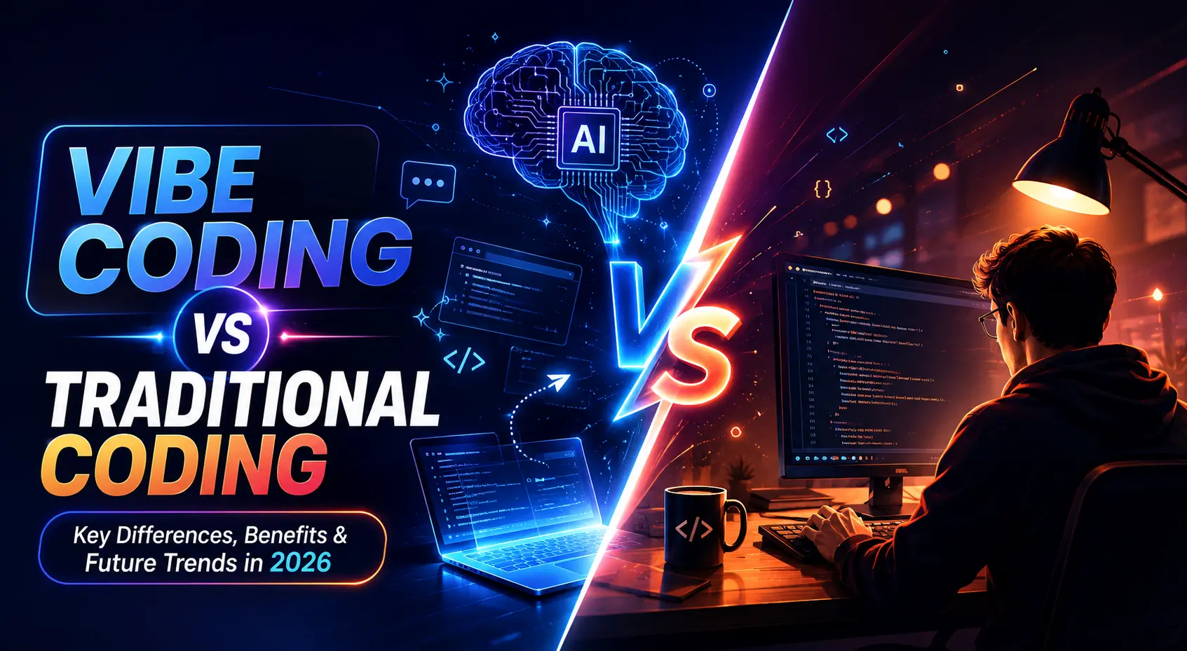 vibe coding vs traditional coding